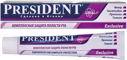 Зубна паста PresiDENT Exclusive Clinical 75 мл