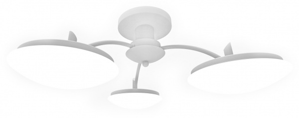 Люстра світлодіодна Victoria Lighting з пультом ДК 54 Вт білий Dana/PL3 