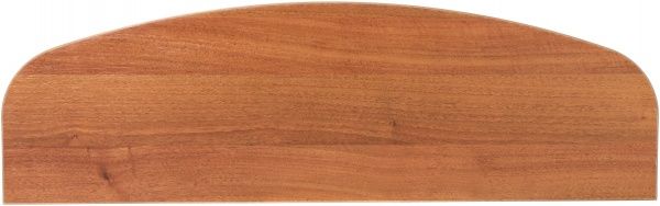 Полка ДСП радиусная 800x250 мм орех лесной 