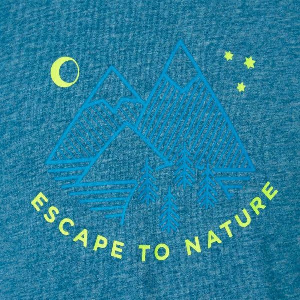 Футболка McKinley Camiseta de manga corta Zorma jrs 411434-904911 152 синій меланж