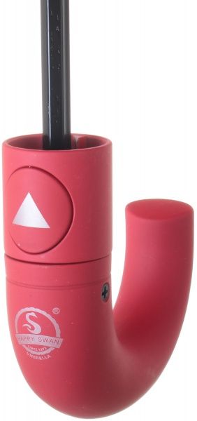 Парасолька Візерунок прямокутний, складна, автомат червоний 