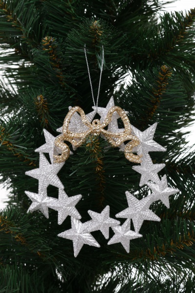 Подвеска пластиковая Global Treasure Веночек из звезд 14 см в ассортименте P2117014-B1/4