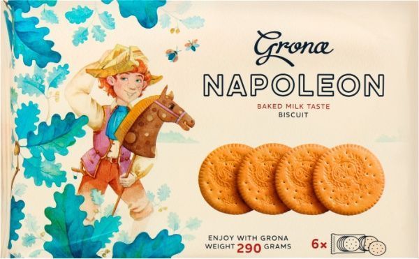 Печенье Grona Наполеон со вкусом топленого молока 4820156631066 290 г 