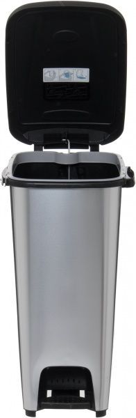 Відро для сміття Mazzei Allubin Метал лук 27 л сірий/металік 10,8092