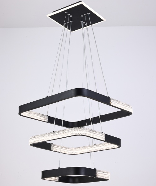 Світильник світлодіодний Hopfen з пультом ДК 130 Вт чорний 3000-6000 К SCHWARZ 130 SP BK 