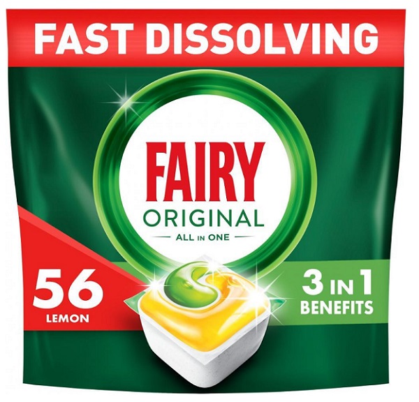 Капсулы для ПММ Fairy Original Все-в-1 56 шт.