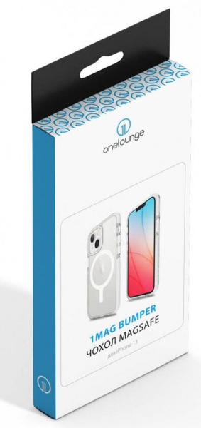 Чохол-накладка OneLounge 1Mag Bumper MagSafe для Apple iPhone 13 Pro Max transparent (14202)