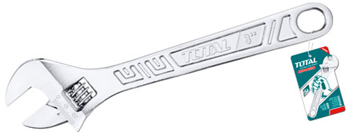 Ключ розвідний 0 - 24 мм 200 мм Total THT101083