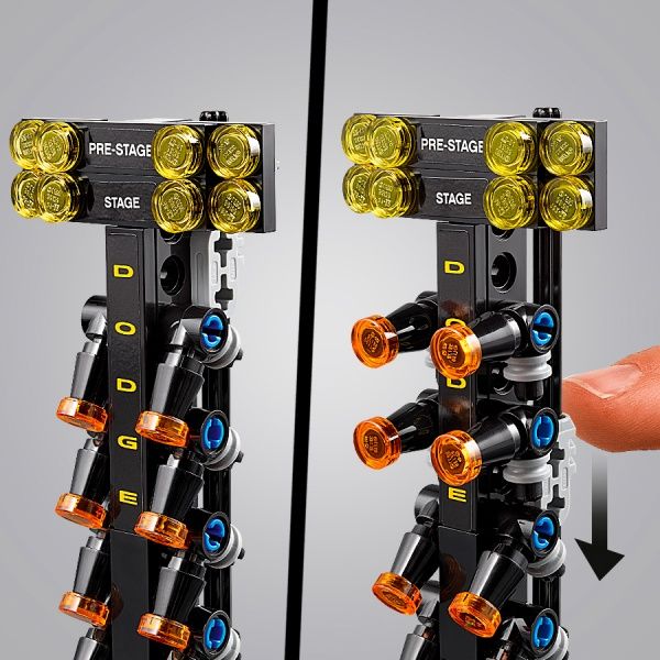 Конструктор LEGO Speed Champions Автомобили 2018 Dodge Challenger SRT Demon и 1970 Dodge Charger R/T 75893