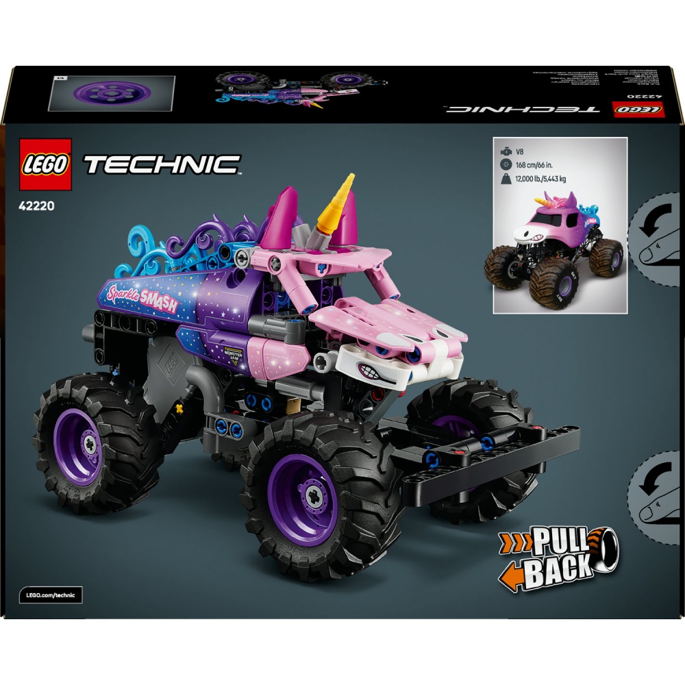 Конструктор LEGO Technic Monster Jam™ Sparkle Smash™ с функцией Pull-Back 42220