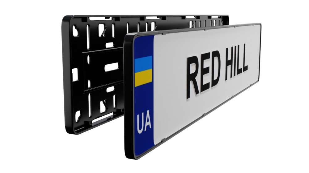 Рамка під номерний знак RED HILL KANT СО-00006