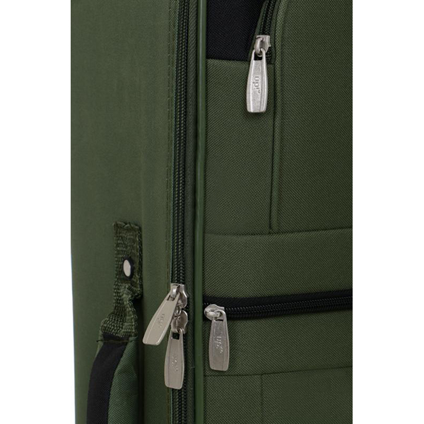 Чемодан UP! (Underprice) зеленый 1021NC 61х40х20 см 
