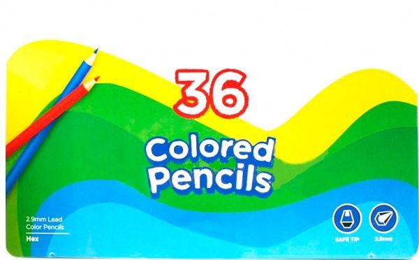 Карандаши цветные Colorite 36 цветов S1100-36TN Marco