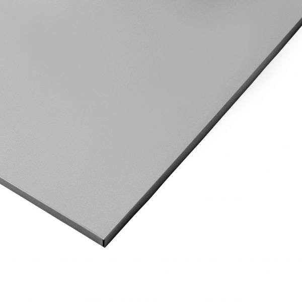 Стельова плита металева Strimex Strim-CEILING RAL 9006 сріблястий металік (0,45 мм) 590х590 мм 