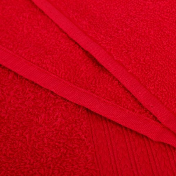 Полотенце Косичка 360гр/м 100x150 см красный Simi 