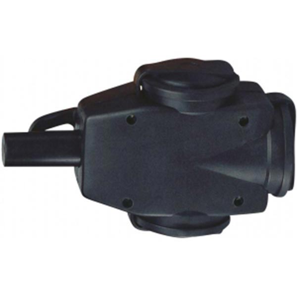 Разветвитель Abl Sursum 3 гнезда чорний