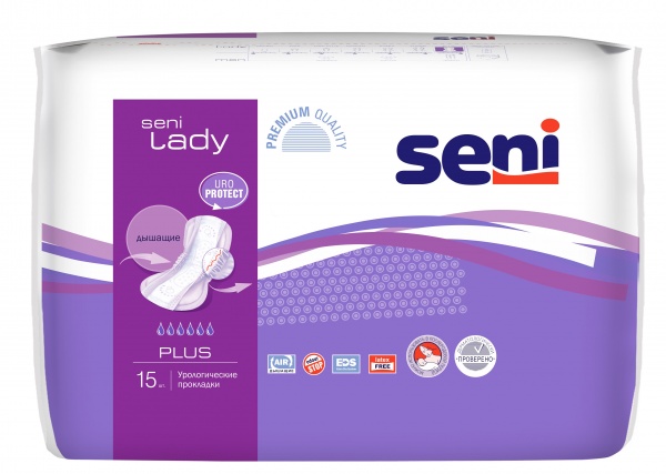 Прокладки урологічні Seni Lady Plus 15 шт.
