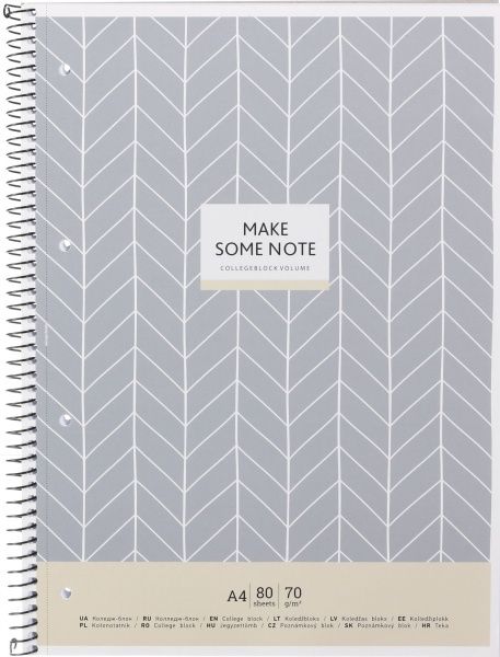 Блокнот А4 80 листов клетка A4-080-6505K Школярик