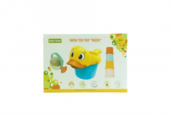 Набір іграшок для ванної Baby Team Каченя 9026