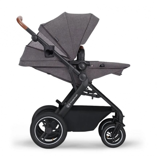 Коляска 3 в 1 Kinderkraft B-Tour Ash Gray KSBTOU00DGR3000 