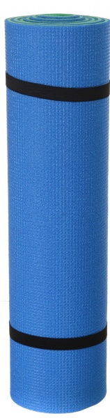 Килимок для йоги та фітнесу Lanor 1800х600х8 мм Оптима Люкс синьо-зелений