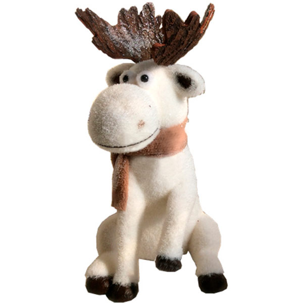 Декоративна фігура Лосеня в шарфику JM181002 30 см