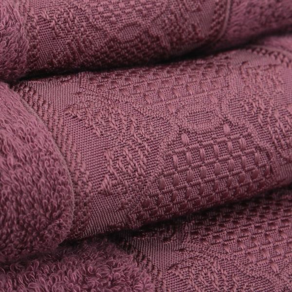 Полотенце махровое Marsilya 30x50 см бордовый Issimo 