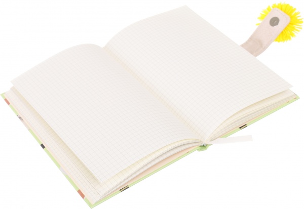 Книга для записей Dog с силиконовым помпоном А5