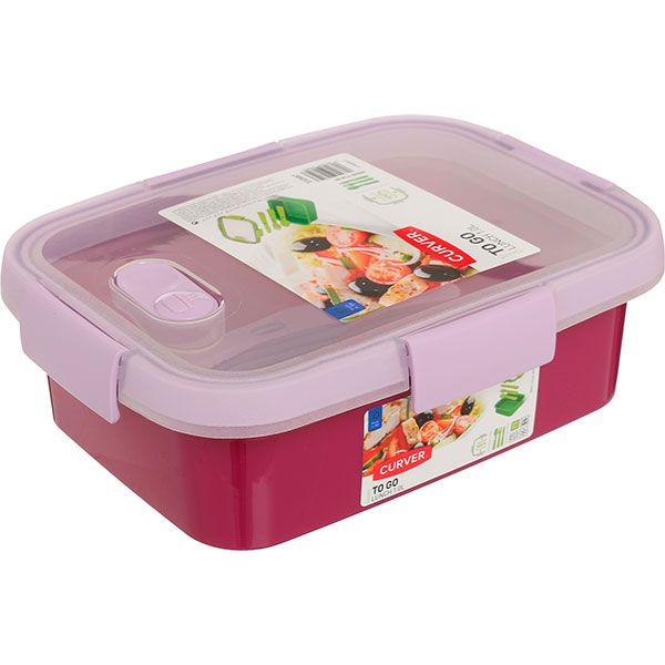 Контейнер із кришкою To Go Lunch 1 л фіолетовий Curver