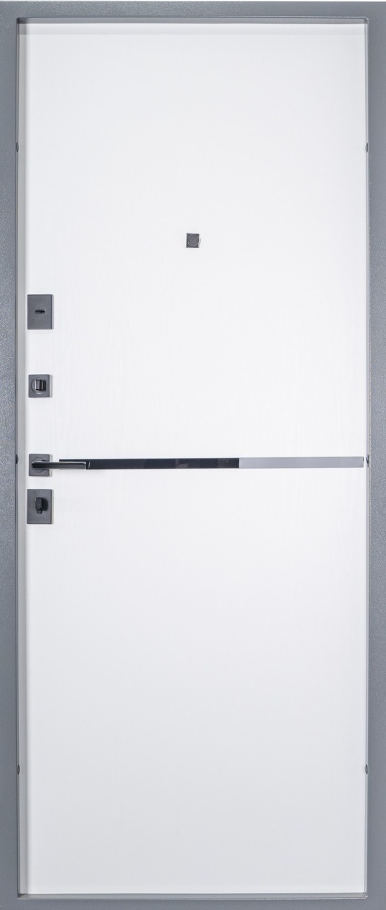 Дверь входная Abwehr (547+251) 086 П (АЦС + Б) антрацит / белый 2050х860 мм правая