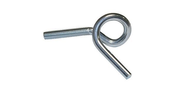 Винт метрический с качельным крюком 12x80 мм с качельным крюком 1 шт.