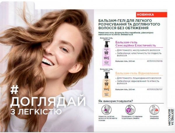 Бальзам для волос Gliss Kur Восстанавление 200 мл