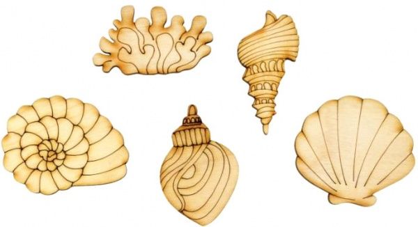 Набір заготовок Мушлі 5 шт 