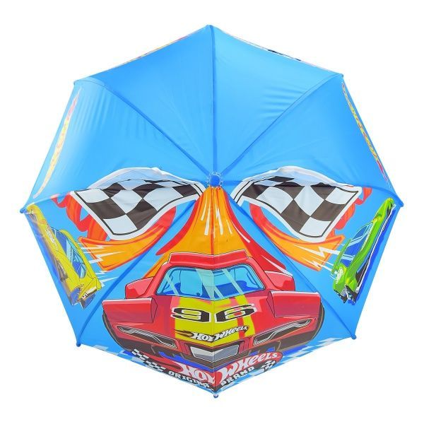 Парасолька дитяча Hot Wheels PL8207, 59 см, купол 70 см різнокольоровий 