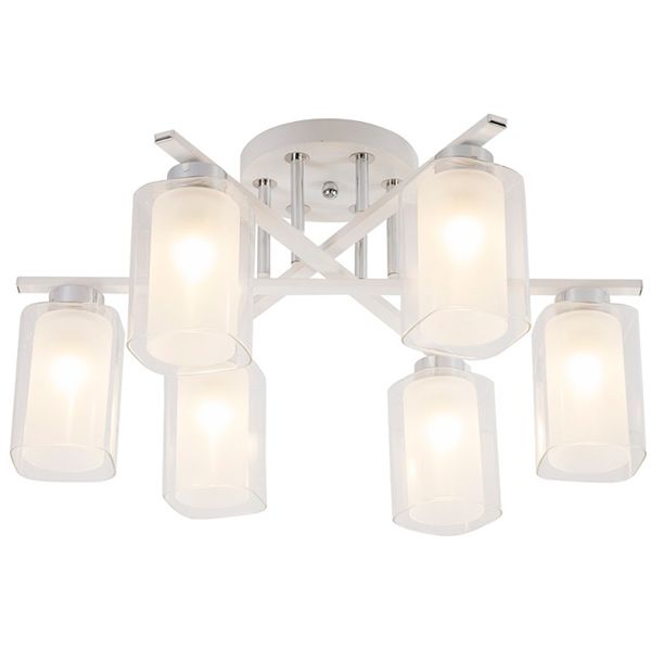 Люстра Victoria Lighting Nill/PL6 white 6x60 Вт E27 білий 