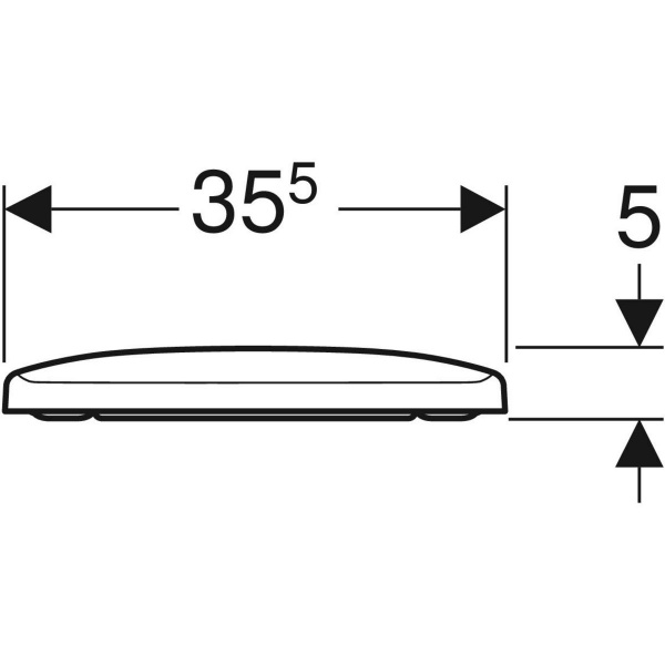 Сиденье для унитаза Geberit Selnova Square 500.336.01.1 с кришкой