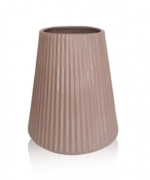 Ваза керамическая розовая Velvet бутон 5001-36 Eterna