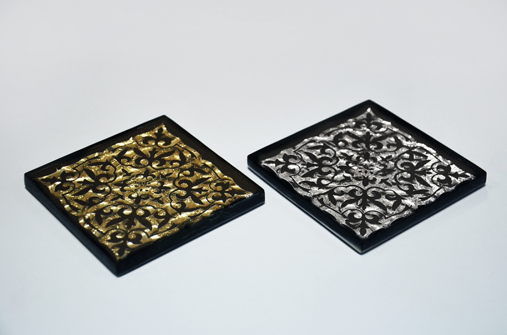 Тако Grand Kerama стекло ночь платина рифленое 2052 8x8