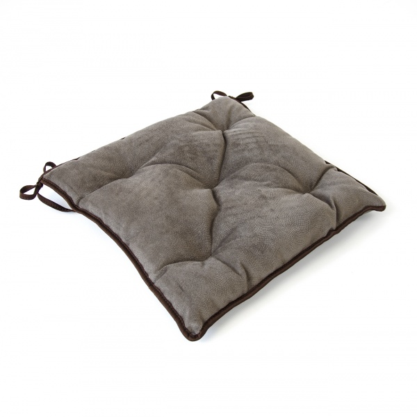 Подушка декоративна Романс коричнева 400х400