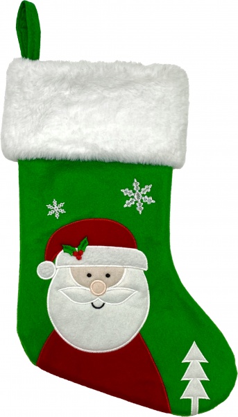 Чобіток декоративний La Nuit Морозко 34x25 см зелений 