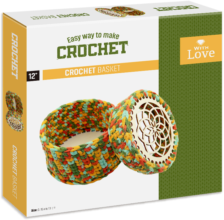 Набір для творчості Mebo в'язання гачком Кошик 1025-03