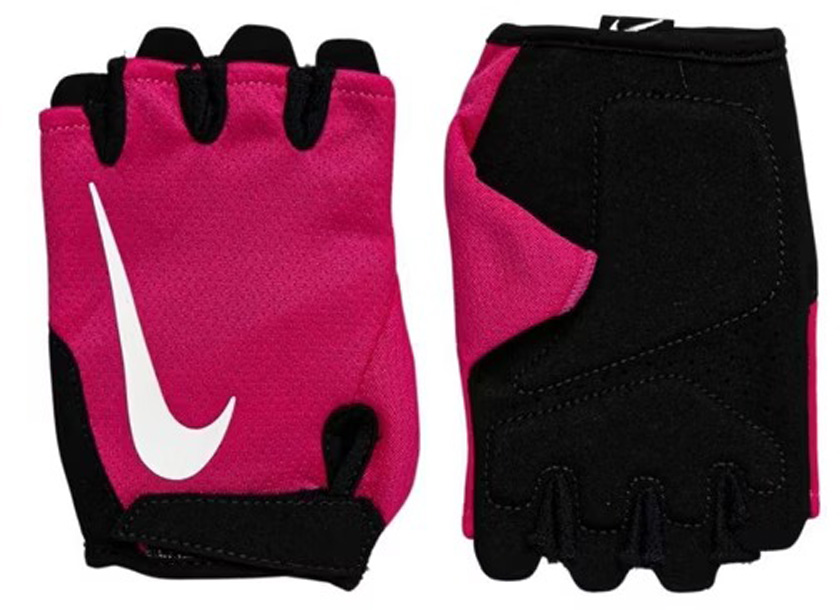 Рукавички для фітнесу Nike HQ4710-696 Gym Essentials 2.0 р. M чорний із рожевим