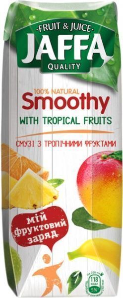 Смузі Jaffa Тропічні фрукти стерилізований 250 мл