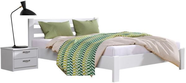 Ліжко Estella Рената Люкс 160x200 см білий 