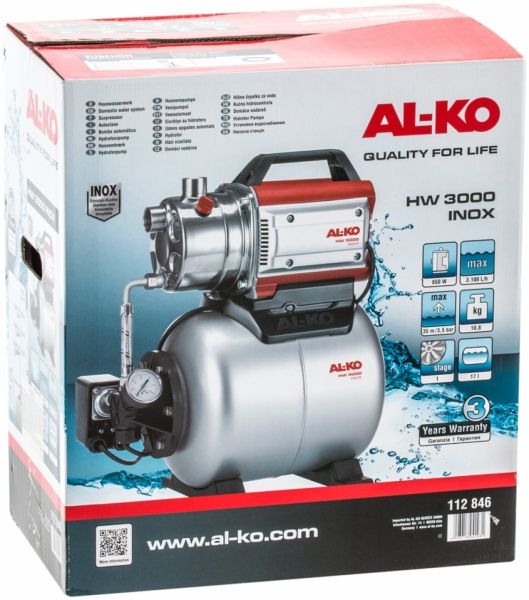 Насосная станция AL-KO HW3000 Inox Classic