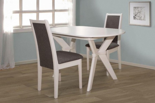 Стол обеденный Брайтон белый 