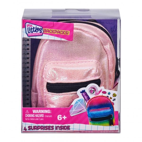 Игрушка-сюрприз Moose Рюкзачок Real Little 25279