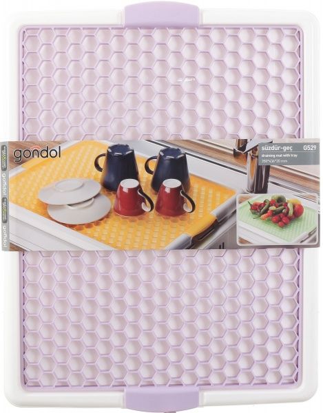 Сушилка для посуды 35х43,6 см в ассортименте Gondol Plastic