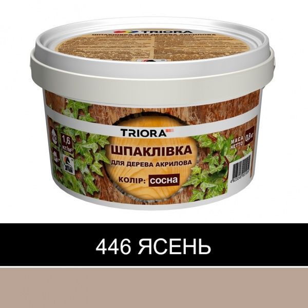 Шпаклевка для дерева Triora ясень 400 г