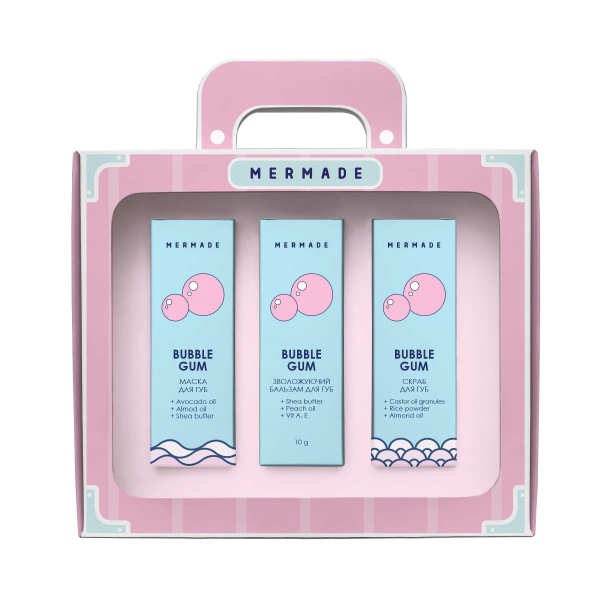 Набор унисекс Mermade Lip Care Set Bubble gum